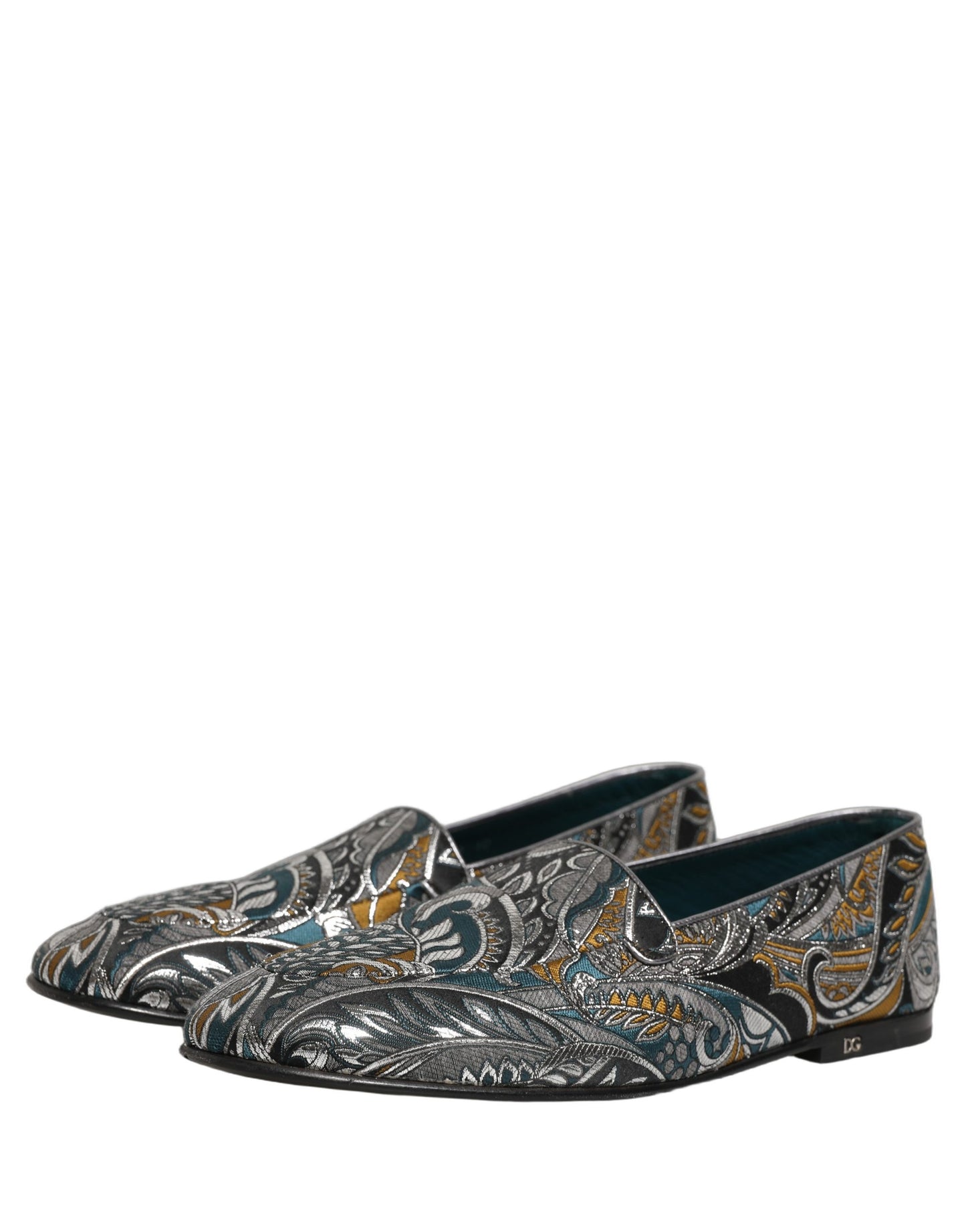 Multicolor Paisley Brocade Men Loafers Shoes