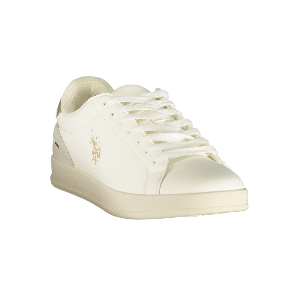 Beige Polyurethane Women's Sneaker