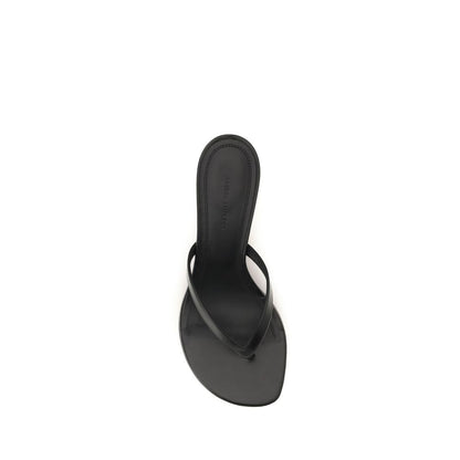 Black Lamb Ovis Aries Aries Flat Sandals