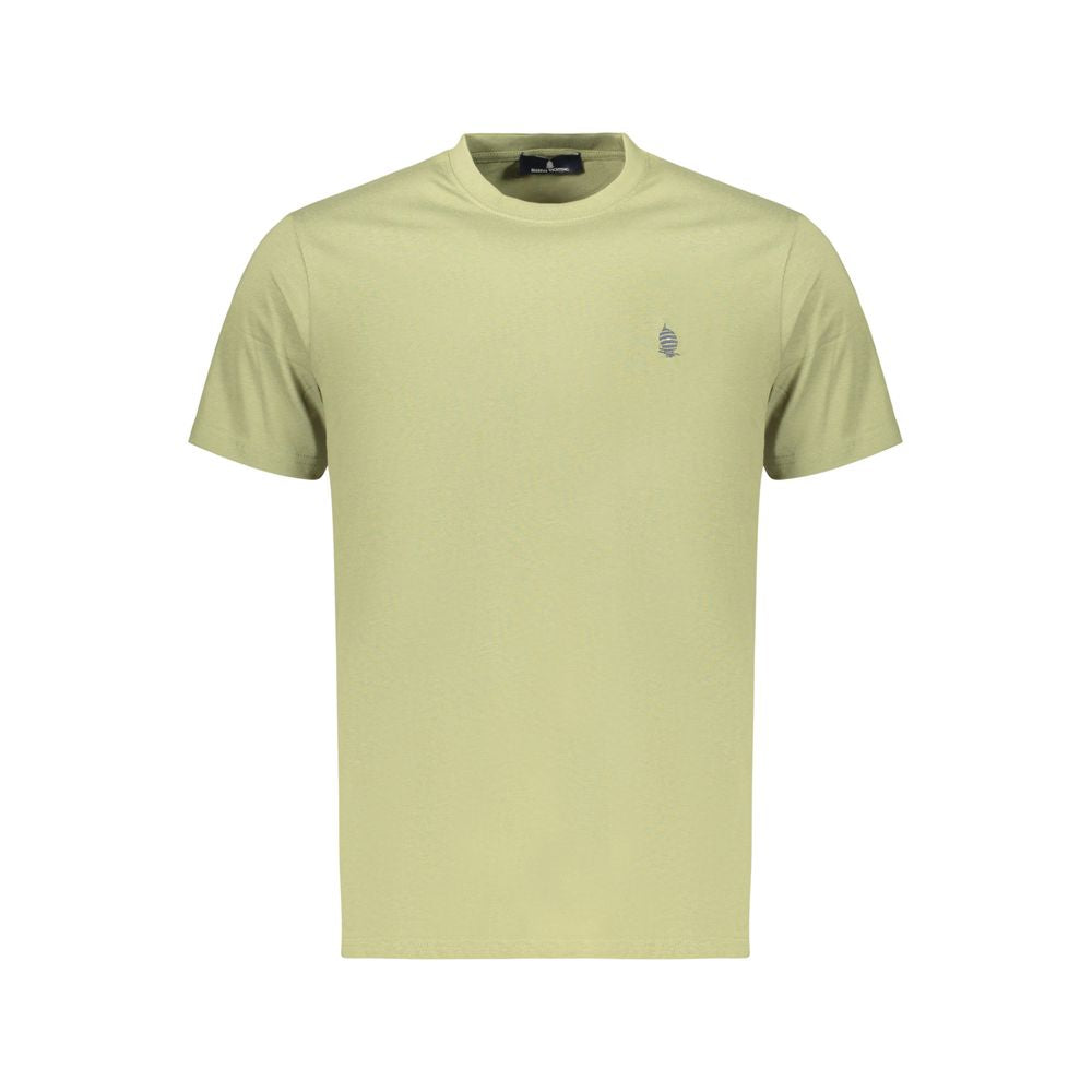Green Cotton Men's T-Shirt