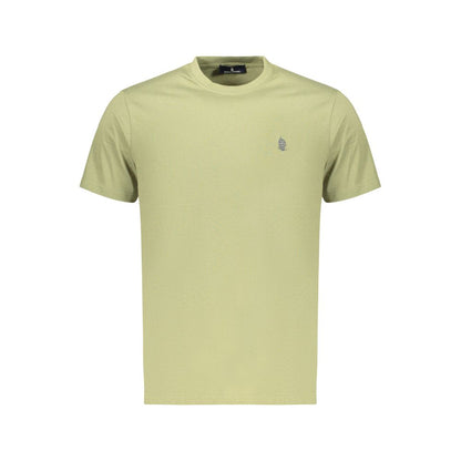 Green Cotton Men's T-Shirt