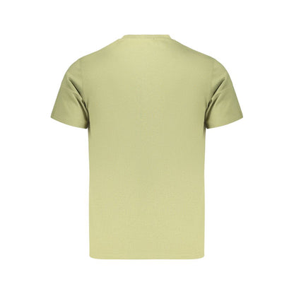 Green Cotton Men's T-Shirt