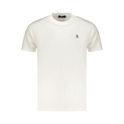 White Cotton Men's T-Shirt