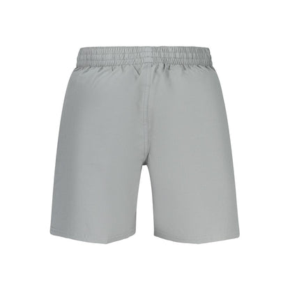 Gray Polyester Men's Swimwear