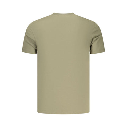Green Cotton Men's T-Shirt