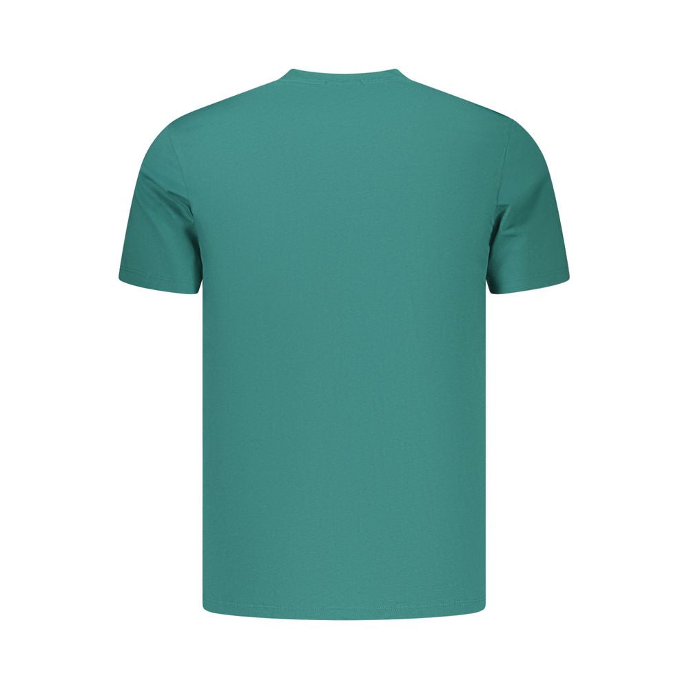 Green Cotton Men's T-Shirt