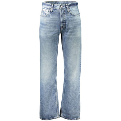 Blue Cotton Men's Jeans