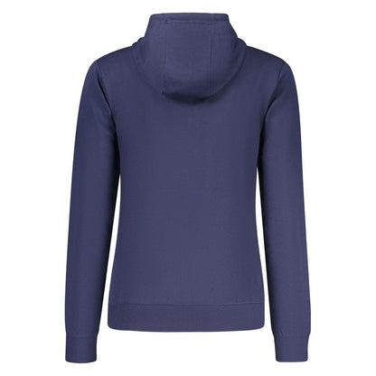 Blue Cotton Women's Sweatshirt
