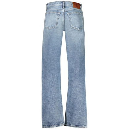 Blue Cotton Men's Jeans