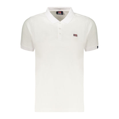 Blue Cotton Women Polo Shirt