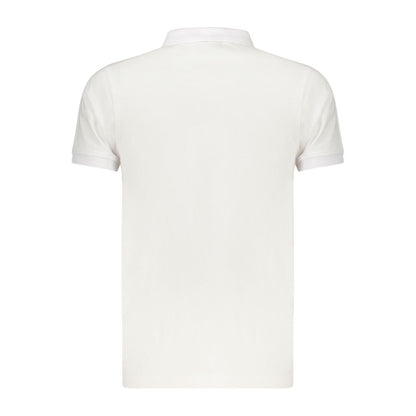 Blue Cotton Women Polo Shirt