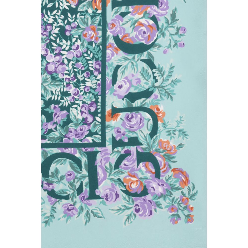 Multicolor Silk Scarf