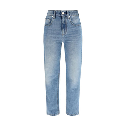 Blue Cotton Jeans Denim