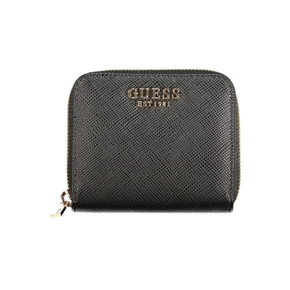 Nero Poliuretano Women Wallet