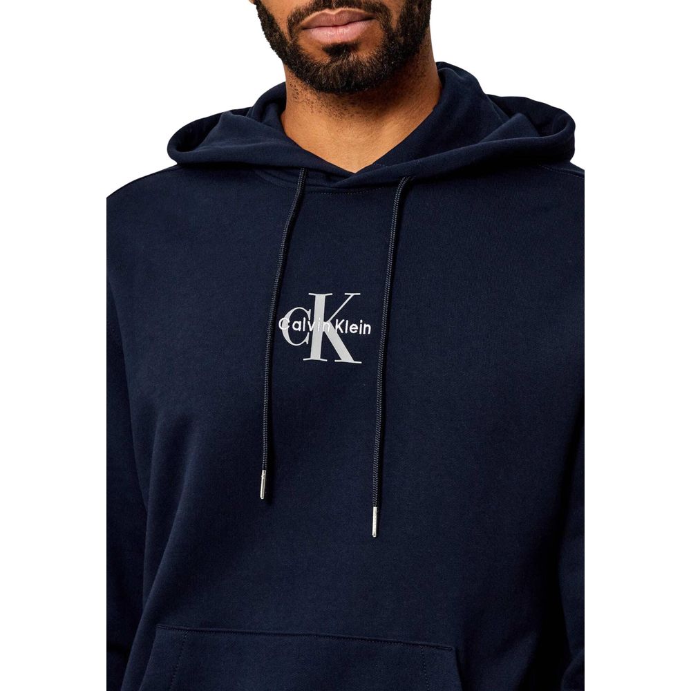 Blue Cotton Hoodie