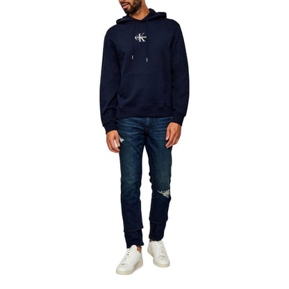 Blue Cotton Hoodie
