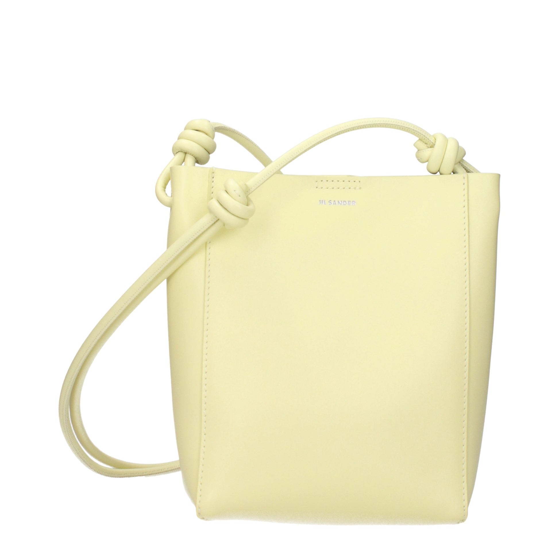 Yellow Leather Crossbody Bag