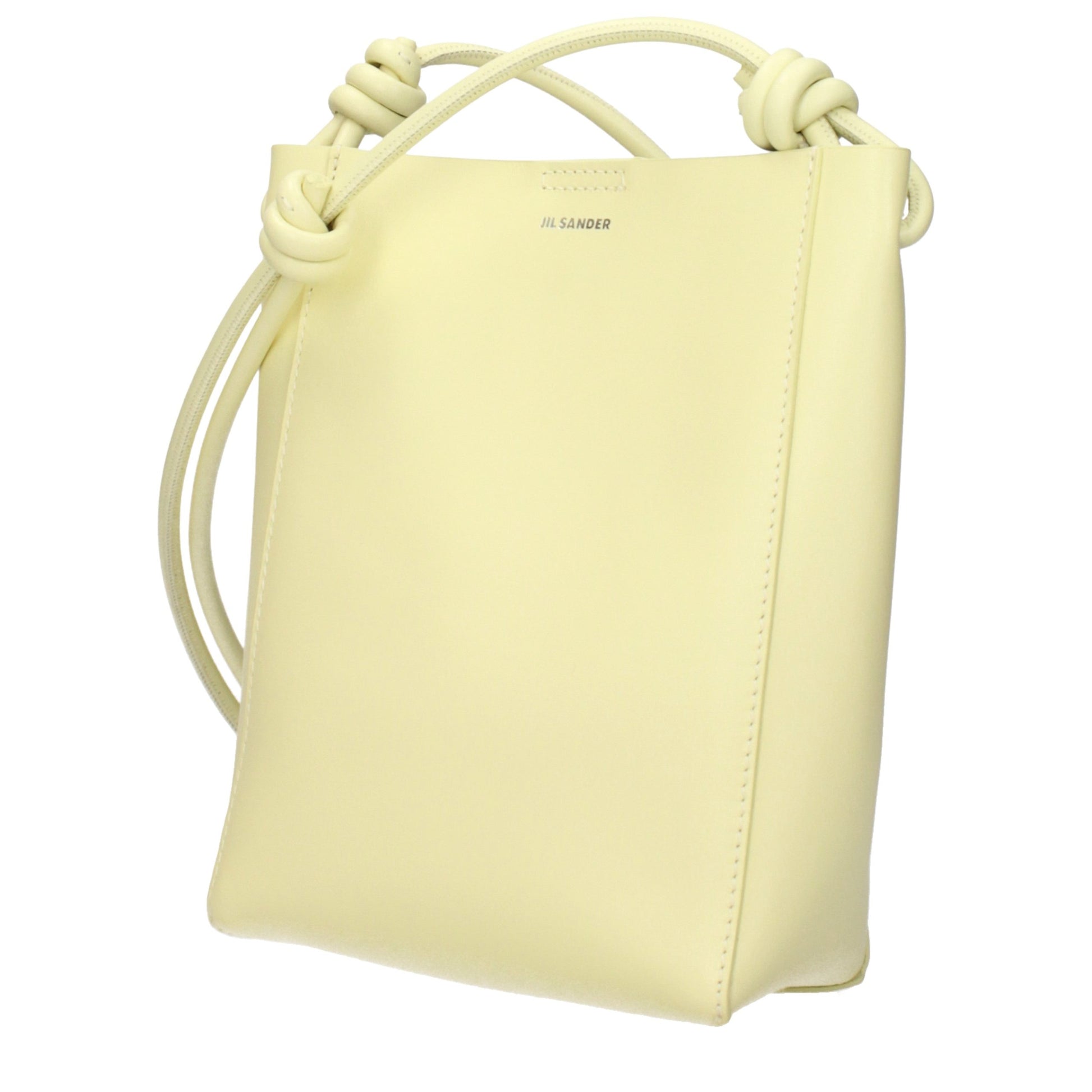 Yellow Leather Crossbody Bag