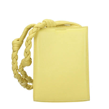 Yellow Leather Crossbody Bag