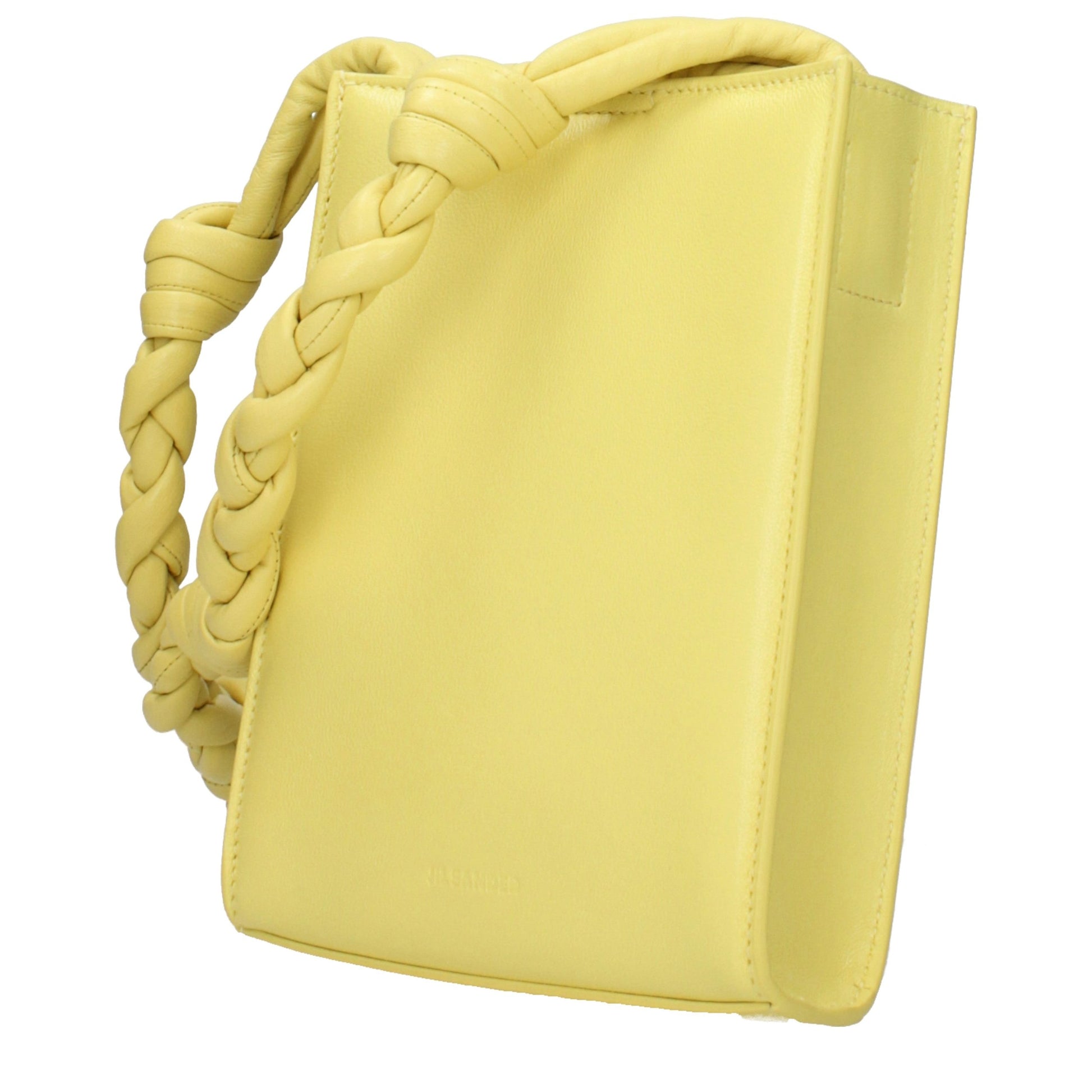 Yellow Leather Crossbody Bag