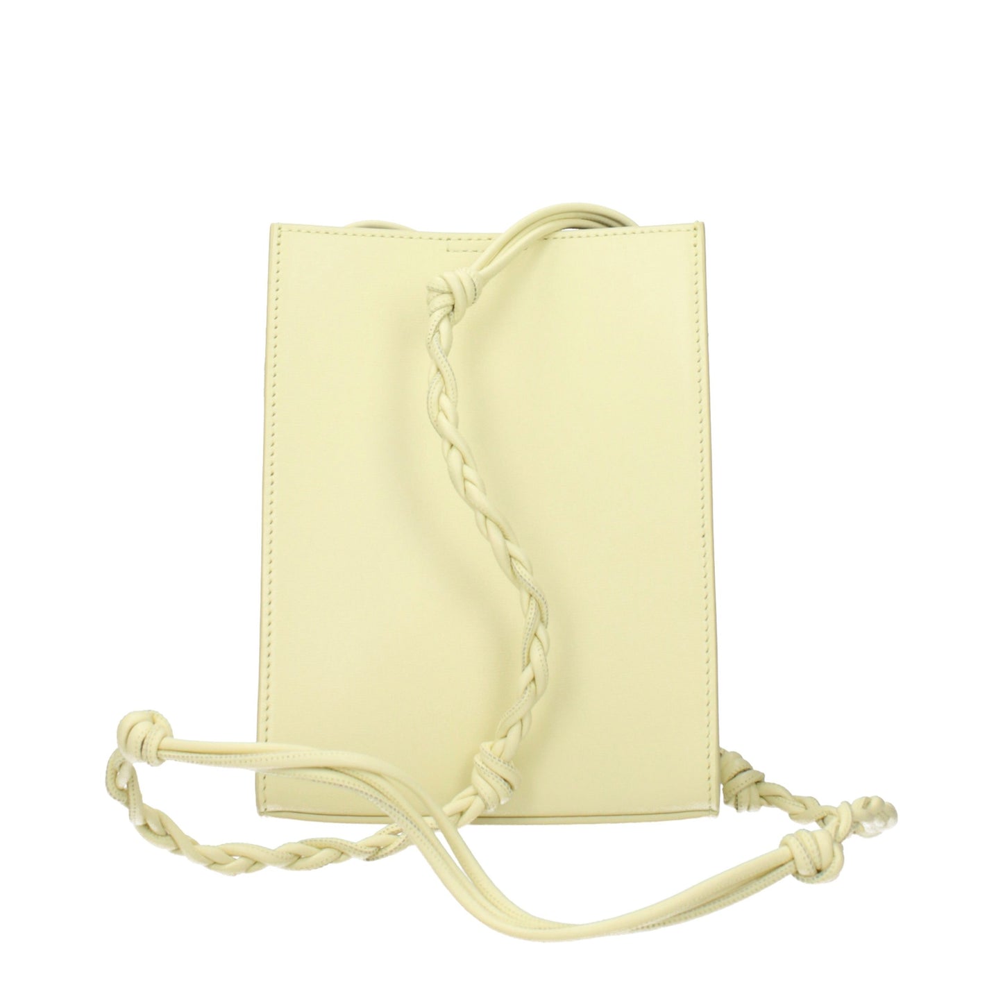 Yellow Leather Crossbody Bag
