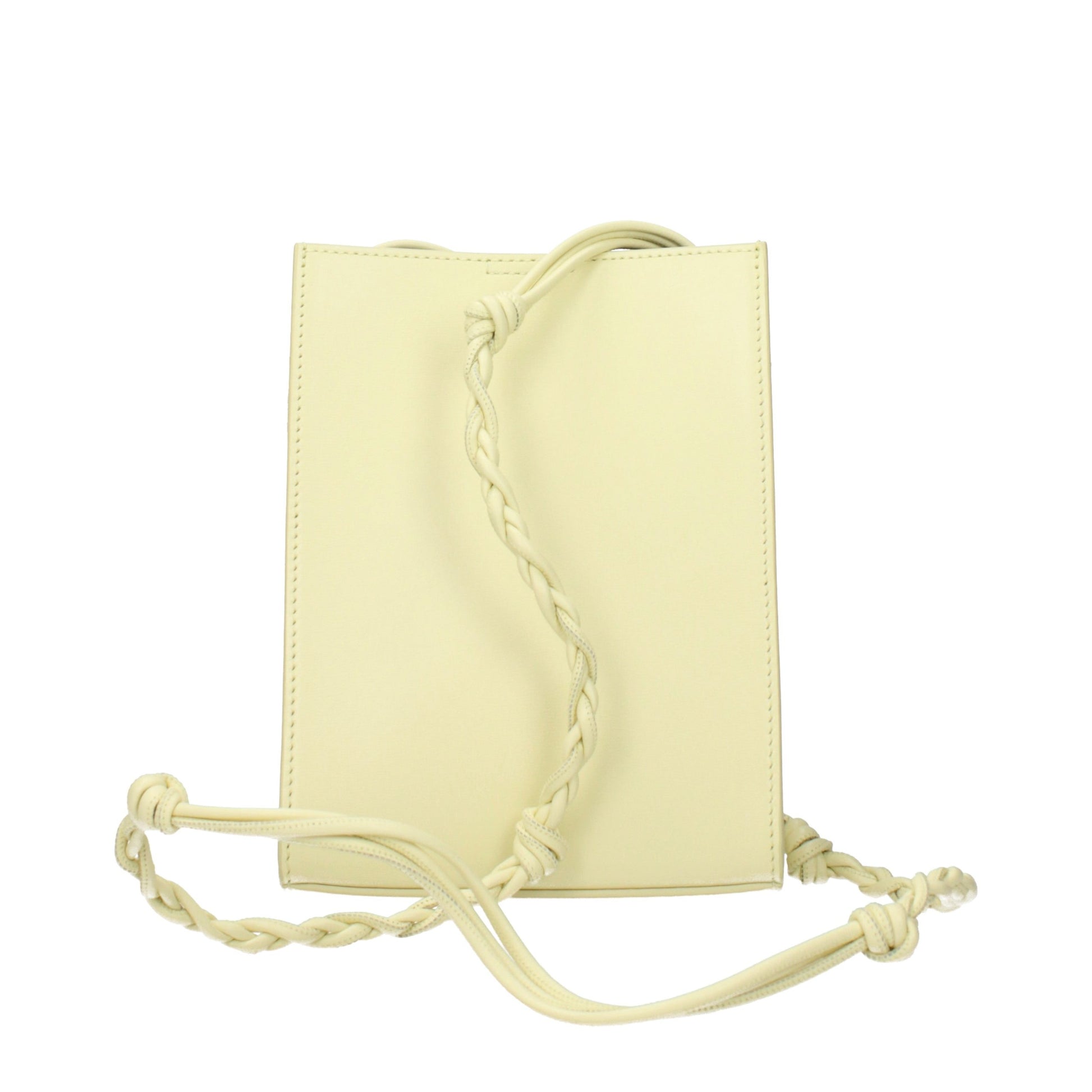 Yellow Leather Crossbody Bag
