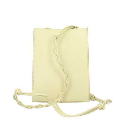 Yellow Leather Crossbody Bag