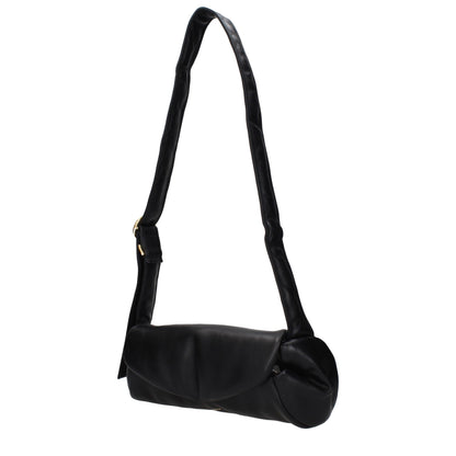 Black Leather Crossbody Bag