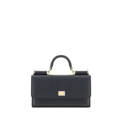 Black Calf Leather Bos Taurus Shoulder Bag