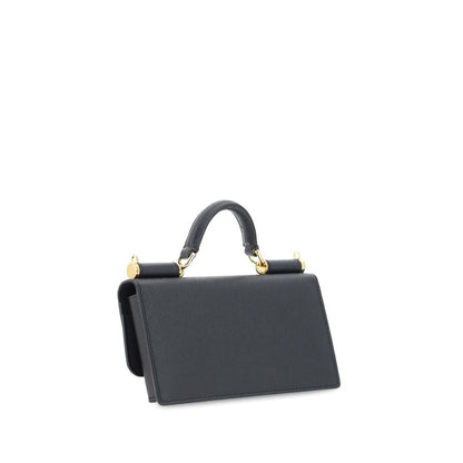 Black Calf Leather Bos Taurus Shoulder Bag