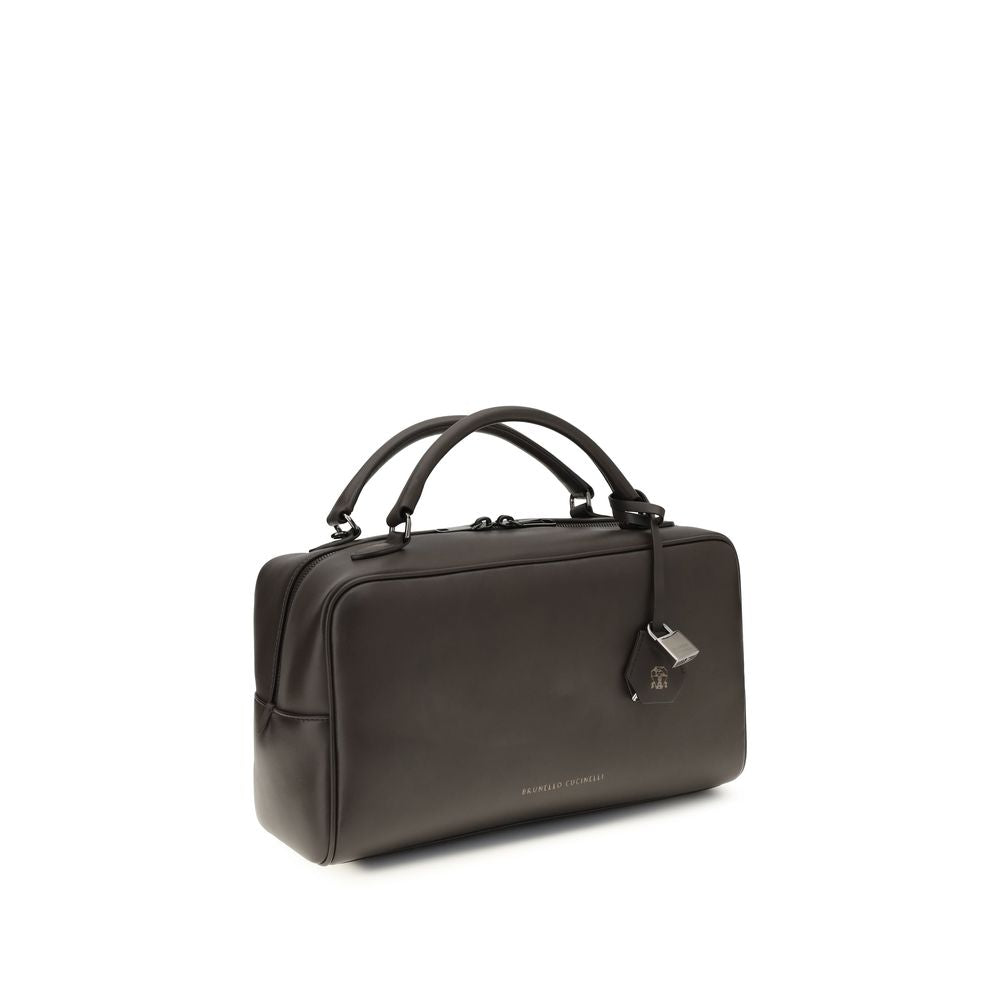 Brown Calf Leather Bos Taurus Handbag
