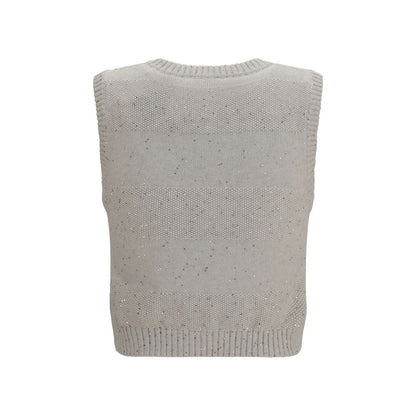 Beige Cotton Sweatshirt