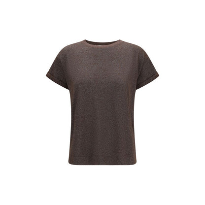 Brown Nylon T-Shirt