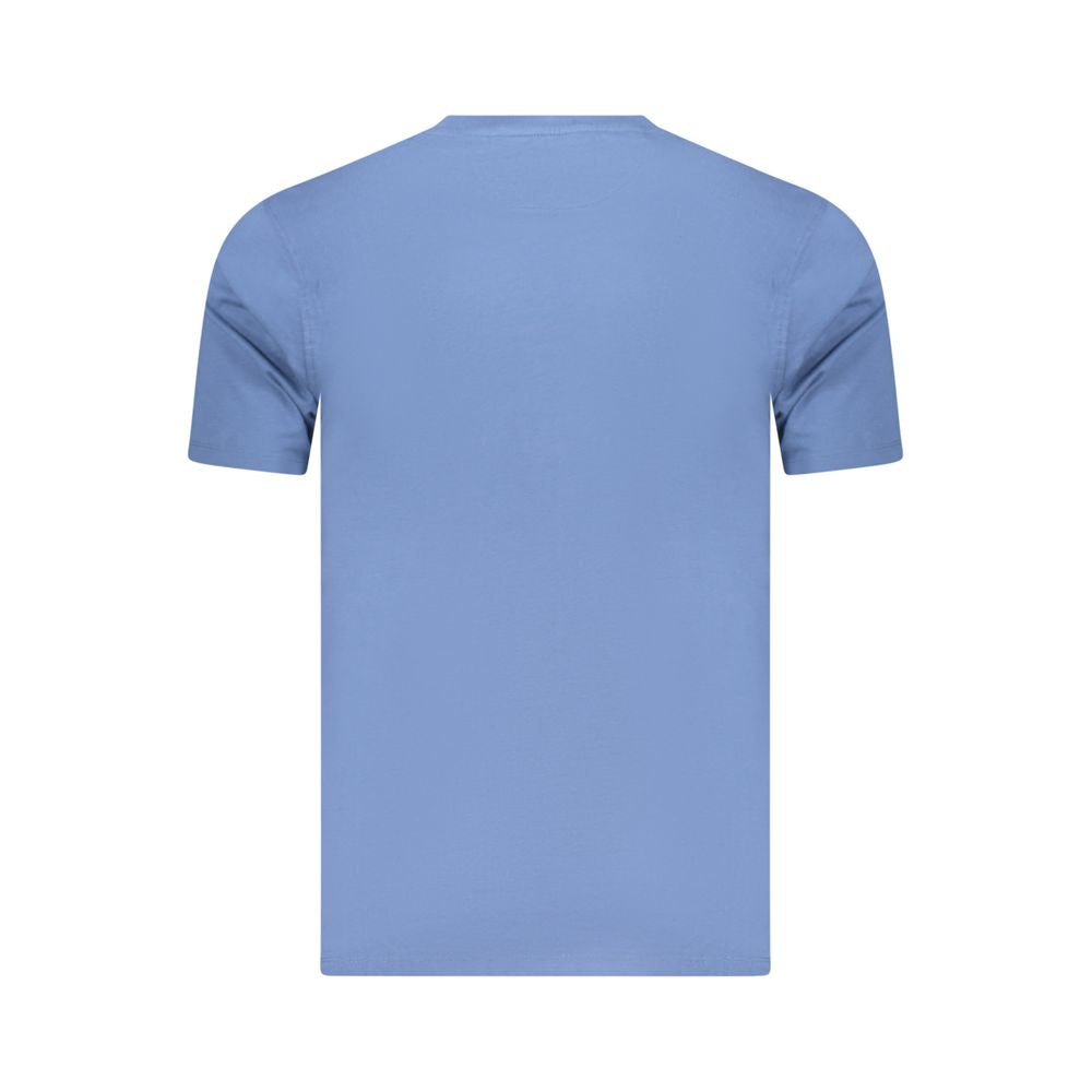 Blue Cotton Men's T-Shirt