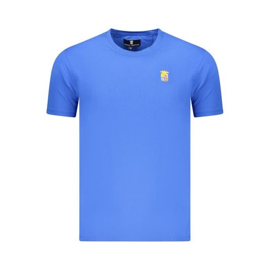 Blue Cotton Men's T-Shirt