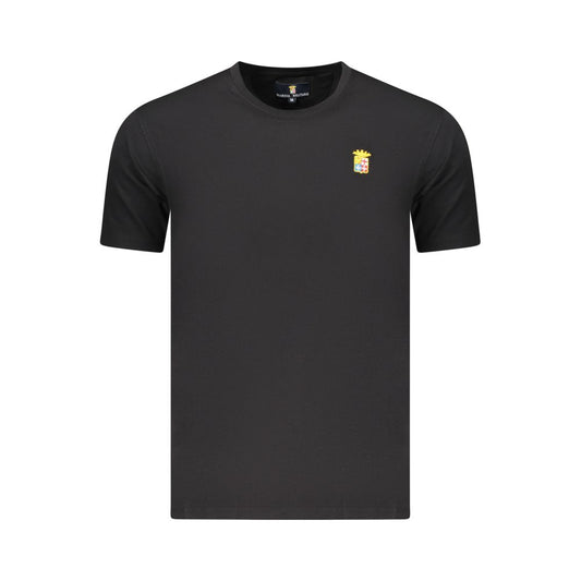 Black Cotton Men's T-Shirt