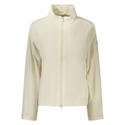 White Nylon Women's Jacket