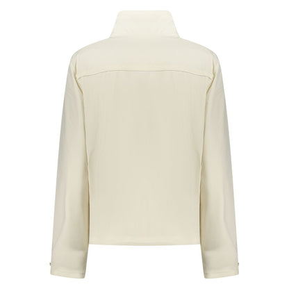 White Nylon Women's Jacket