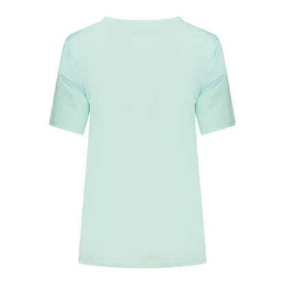 Green Cotton Women's T-Shirt