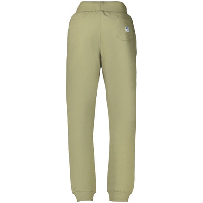 Green Cotton Men's Trouser