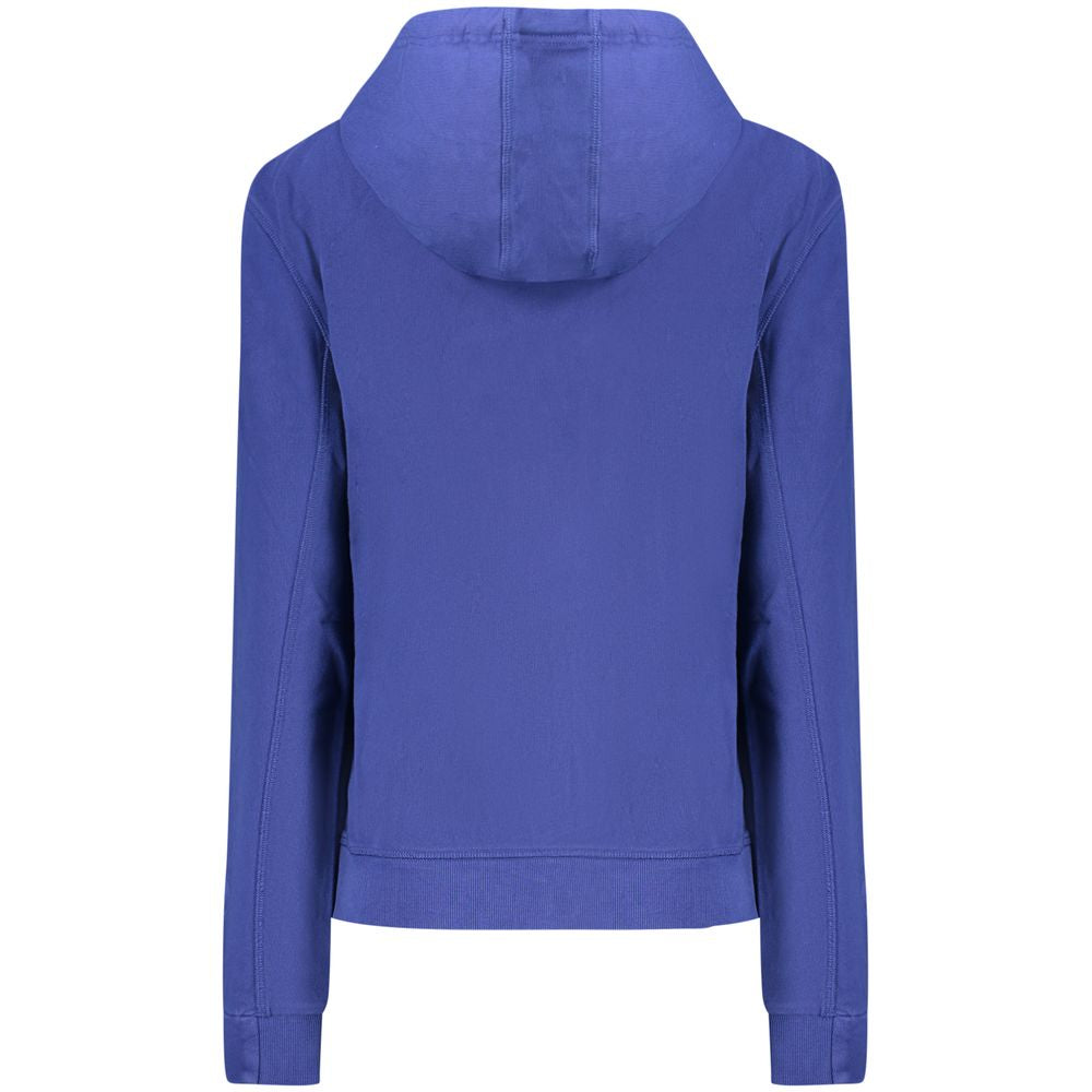 Blue Cotton Women's Hoodie