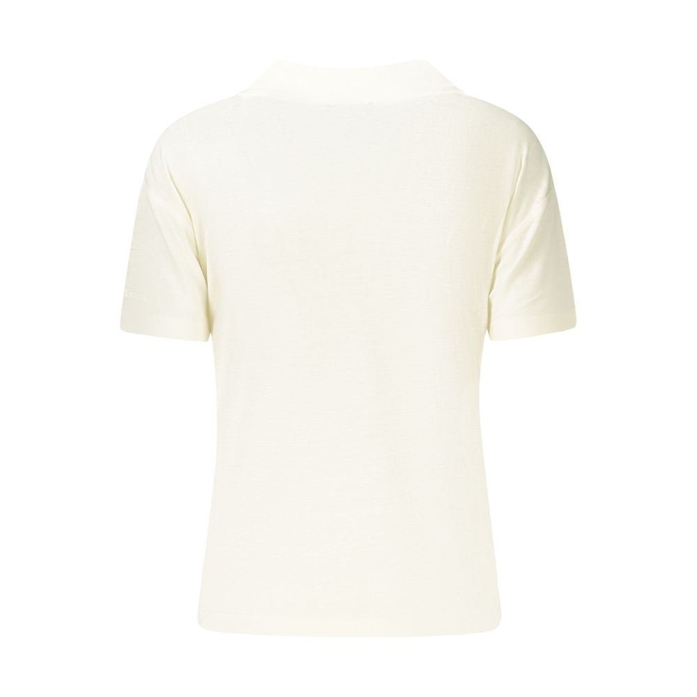 White Linen T-Shirt