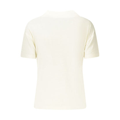 White Linen T-Shirt