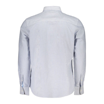 Blue Cotton Dress Shirt