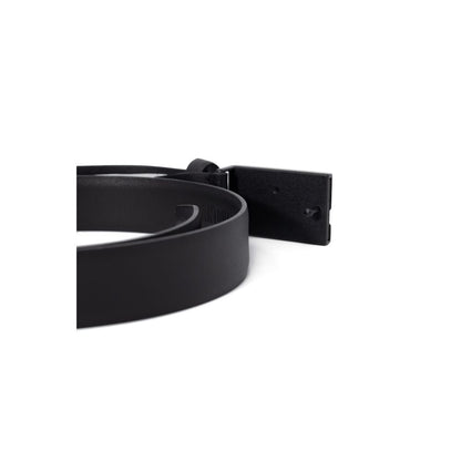Black Leather Regular Belt