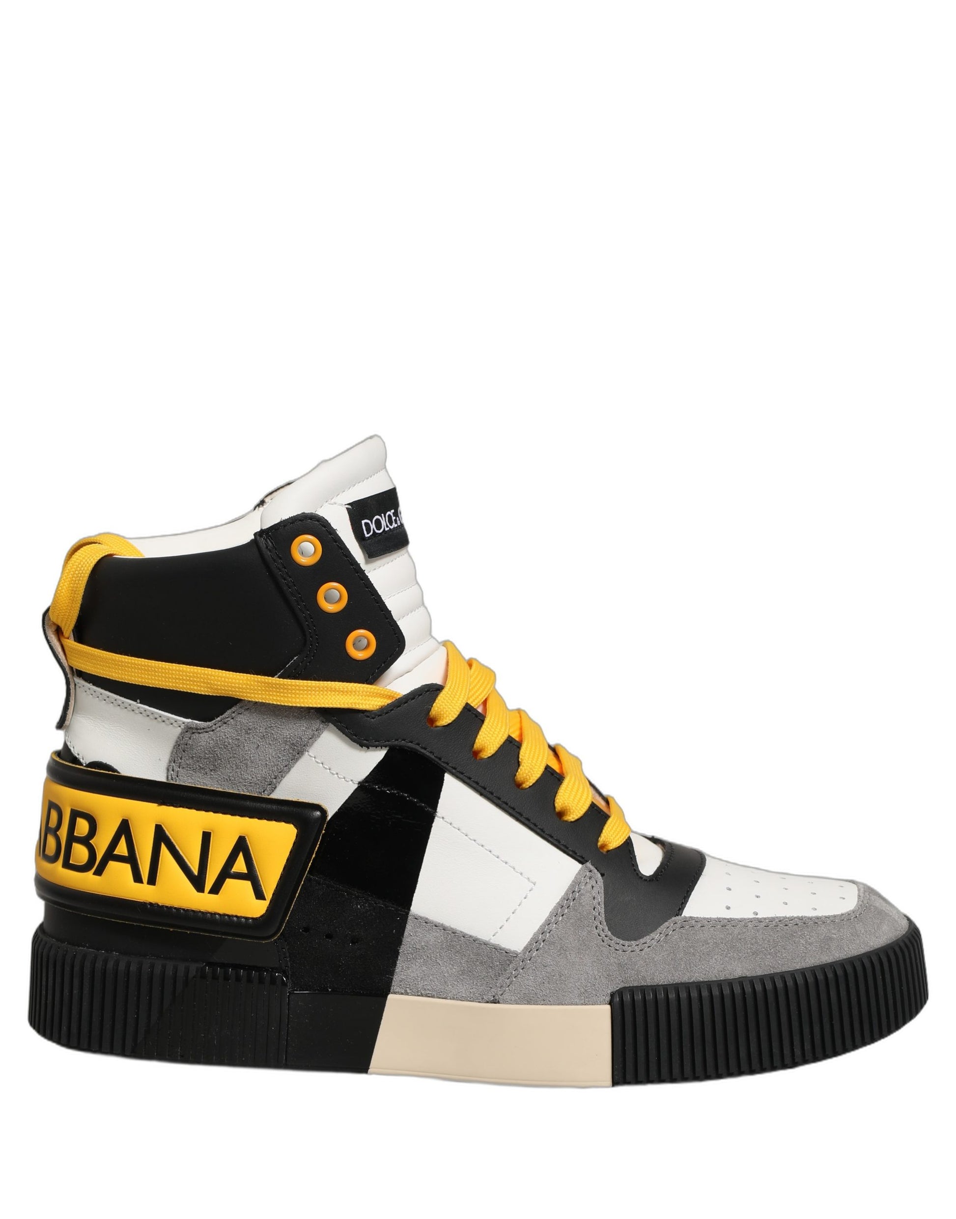 Multicolor Leather High Top Sneakers Shoes