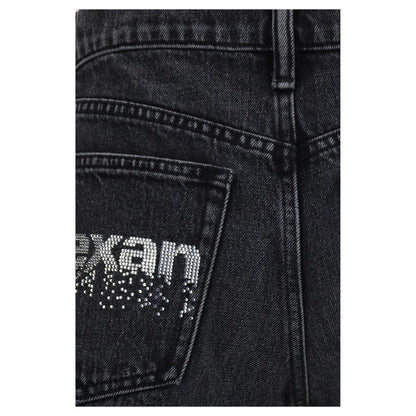 Black Cotton Short And Mini Shorts