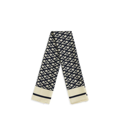Beige Silk Scarf