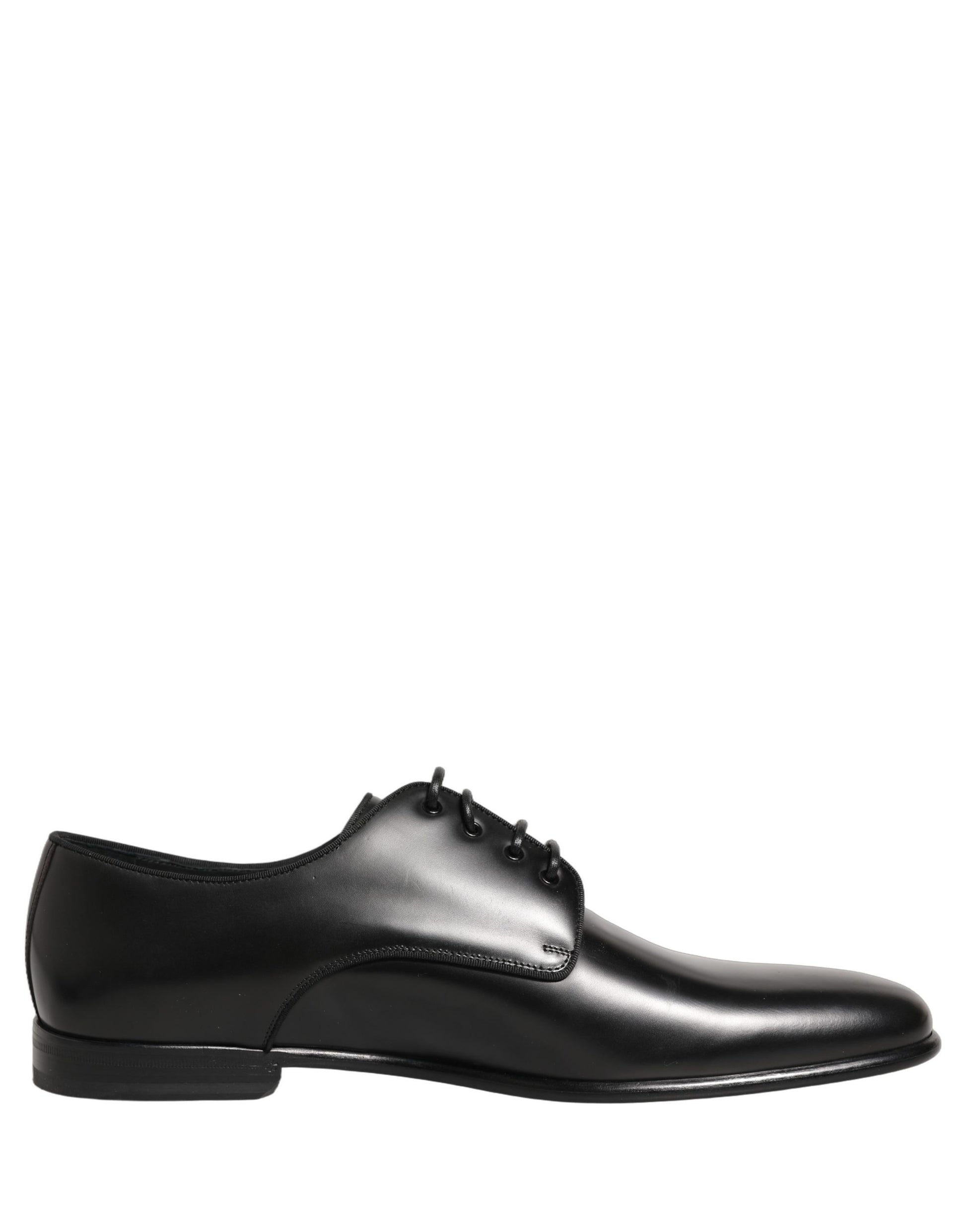 Black Leather Men Derby Dress Formal Shoes