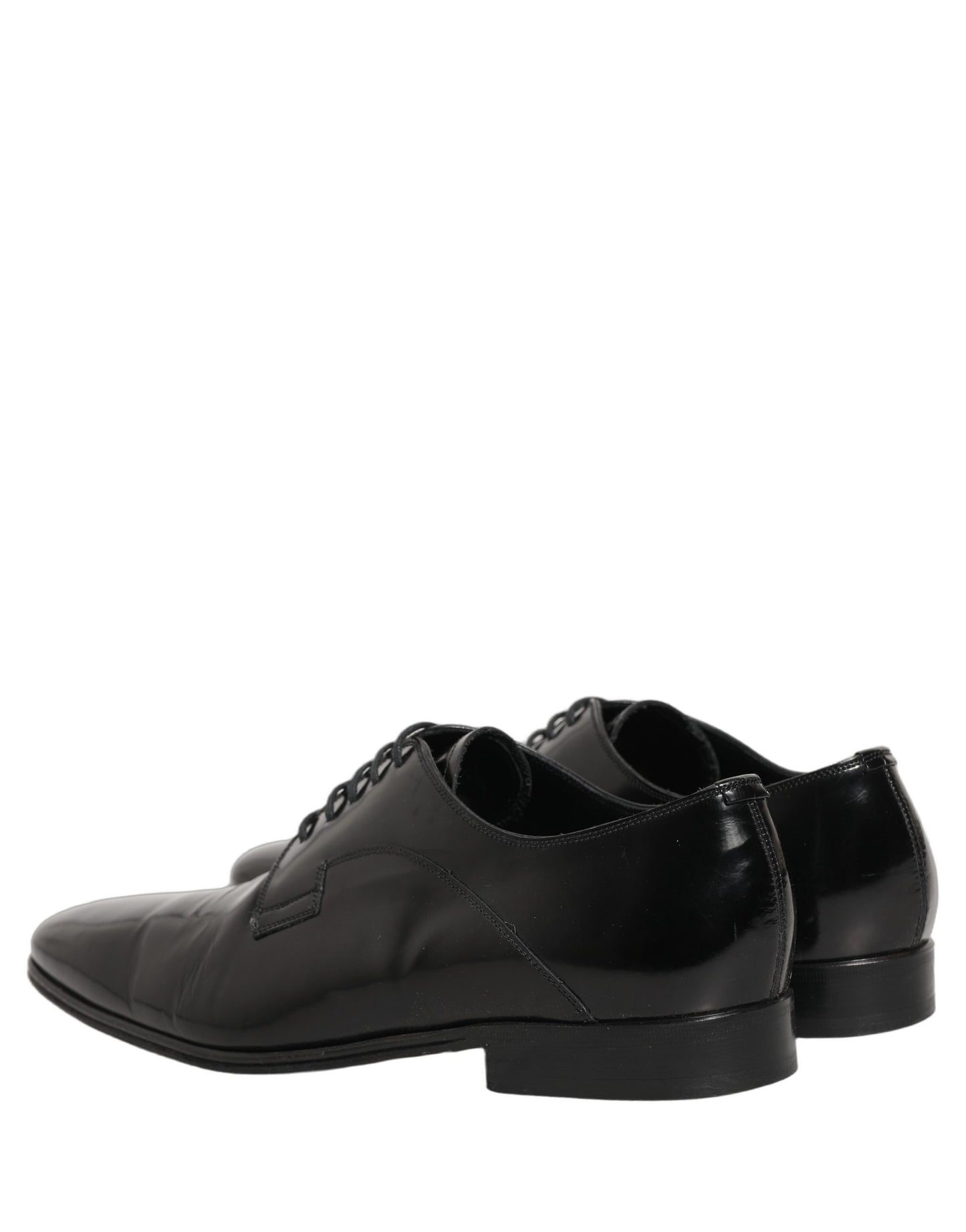 Black Leather Men Derby Dress Formal Shoes